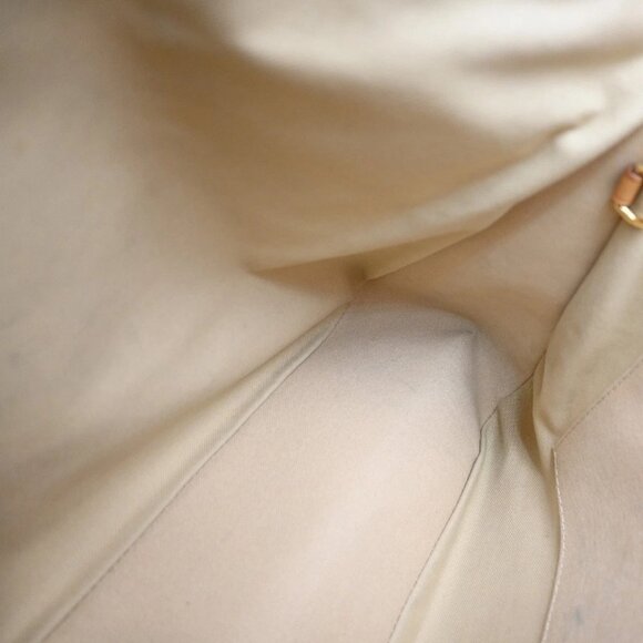 LOUIS VUITTON Siracusa MM Shoulder Bag Damier Azur Leather White - Picture 10 of 16